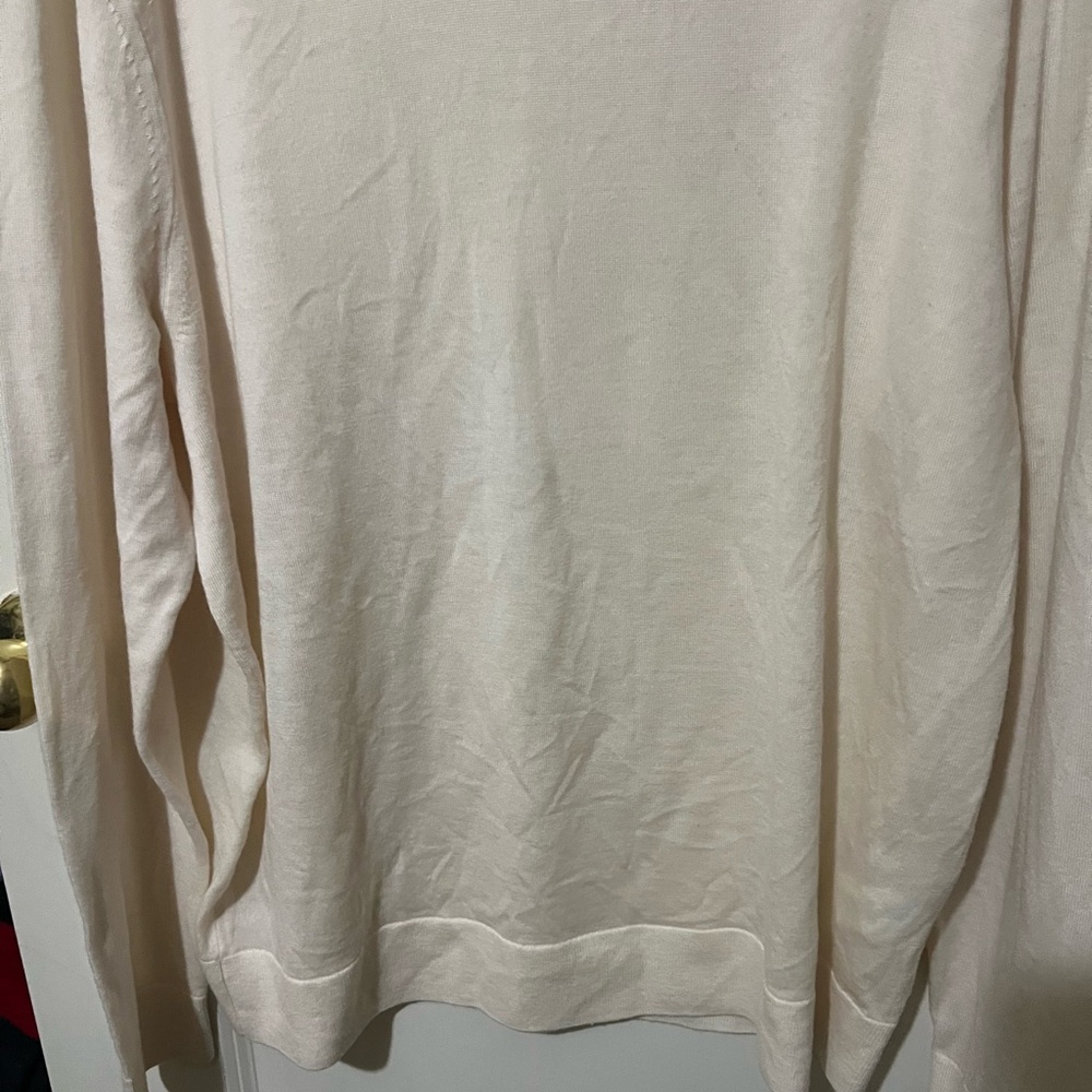 ****Donated****Michael Kors off white wool sweater Size XL - Picture 2 of 6